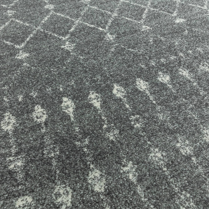 Atmacha Home & Living Rug Nova Dark Grey NV34 - Grey/Silver - Moroccan Rug