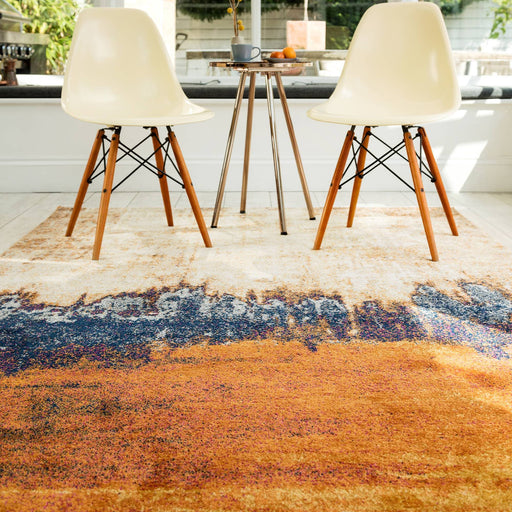 Atmacha Home & Living Rug Nova NV04 Distress Orange - Multi - Abstract Rug
