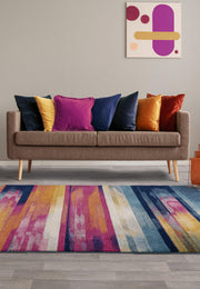 Atmacha Home & Living Rug Nova NV05 Stripe Multi Abstract Rug