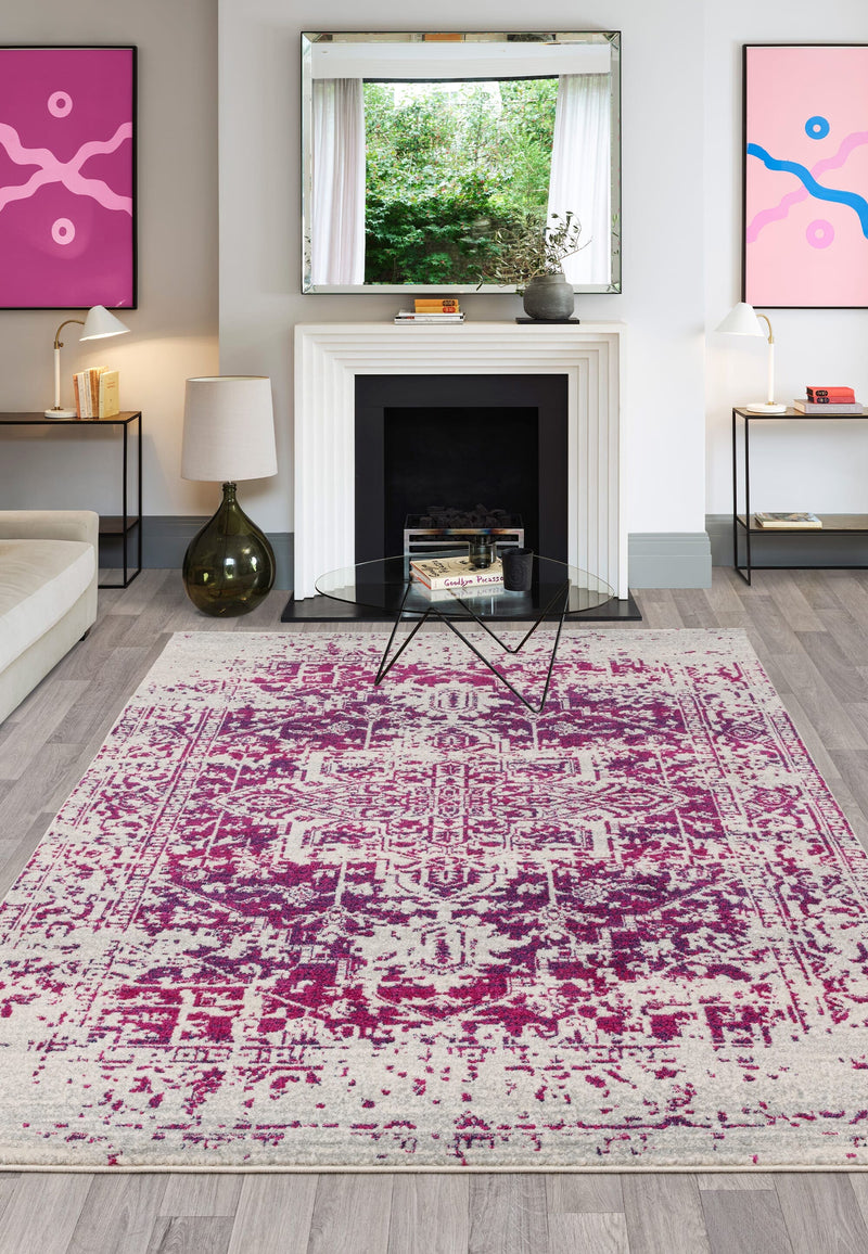 Atmacha Home & Living Rug Nova NV08 Antique Fuchsia Classic Rug
