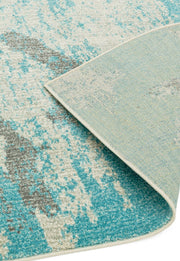 Atmacha Home & Living Rug Nova NV15 Painterly Duck Egg Abstract Rug