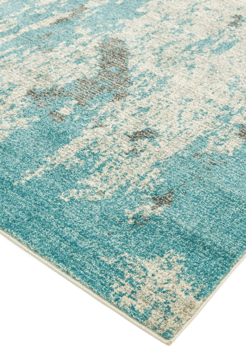 Atmacha Home & Living Rug Nova NV15 Painterly Duck Egg Abstract Rug