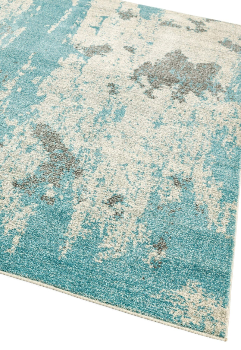 Atmacha Home & Living Rug Nova NV15 Painterly Duck Egg Abstract Rug
