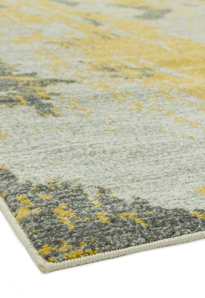 Atmacha Home & Living Rug Nova NV18 Painterly Ochre Abstract Rug