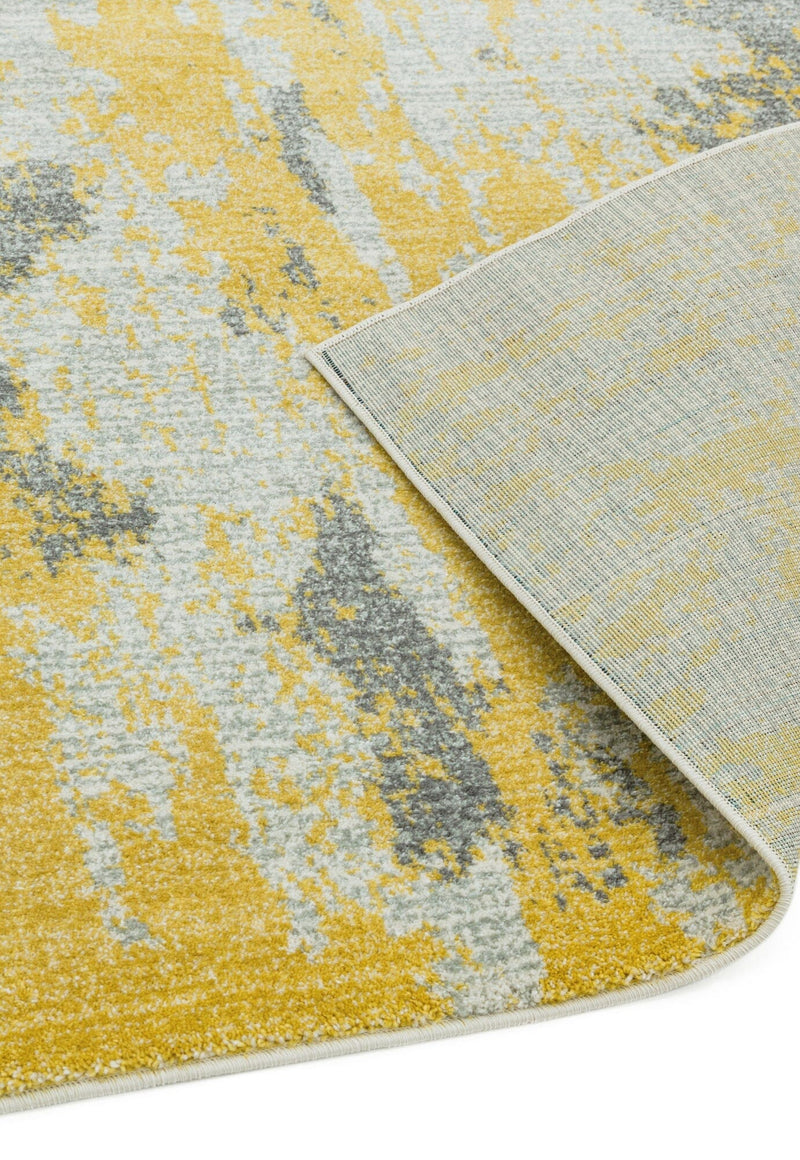Atmacha Home & Living Rug Nova NV18 Painterly Ochre Abstract Rug