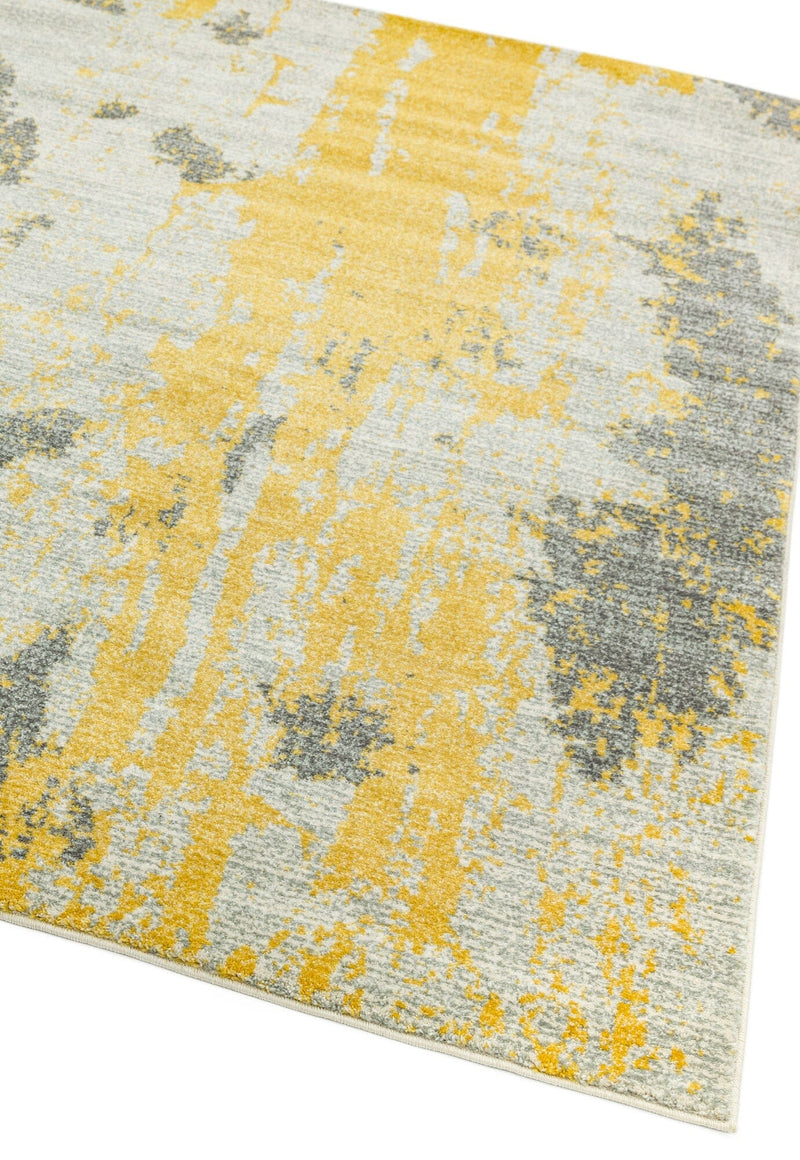 Atmacha Home & Living Rug Nova NV18 Painterly Ochre Abstract Rug