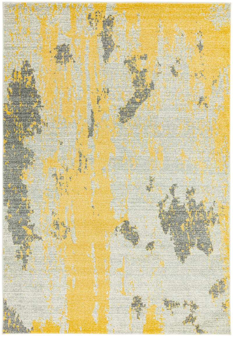 Atmacha Home & Living Rug Nova NV18 Painterly Ochre Abstract Rug