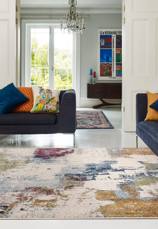 Atmacha Home & Living Rug Nova NV22 Abstract Mustard Multi Abstract Rug