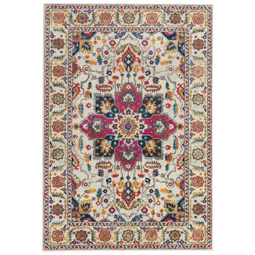 Atmacha Home & Living Rug Nova NV24 Persian White Multi - Cream/White - Classic Rug