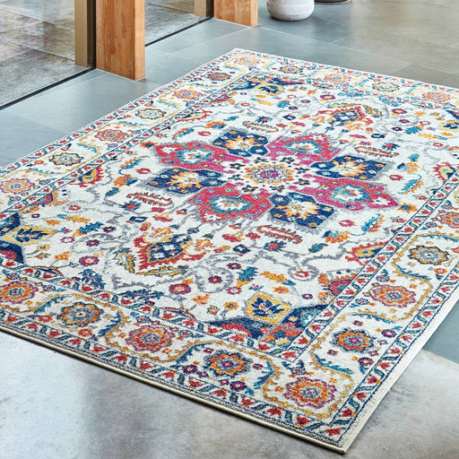 Atmacha Home & Living Rug Nova NV24 Persian White Multi - Cream/White - Classic Rug