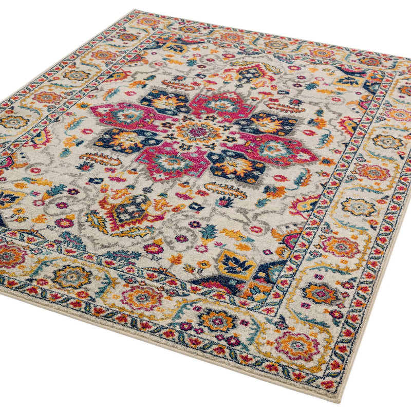 Atmacha Home & Living Rug Nova NV24 Persian White Multi - Cream/White - Classic Rug