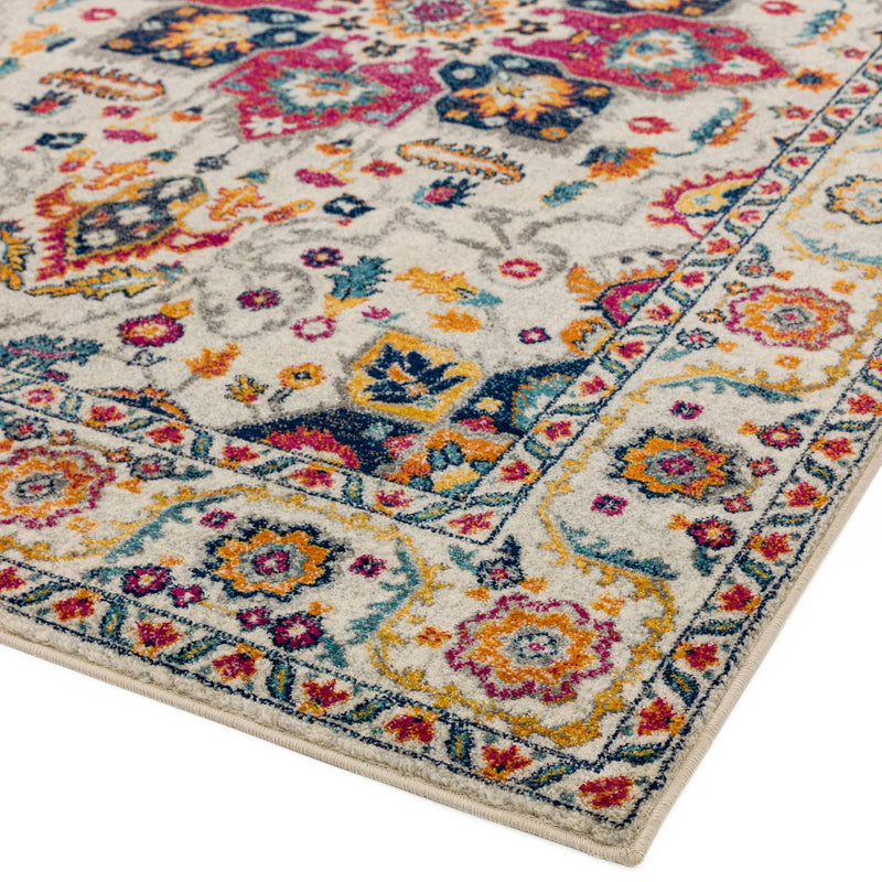 Atmacha Home & Living Rug Nova NV24 Persian White Multi - Cream/White - Classic Rug