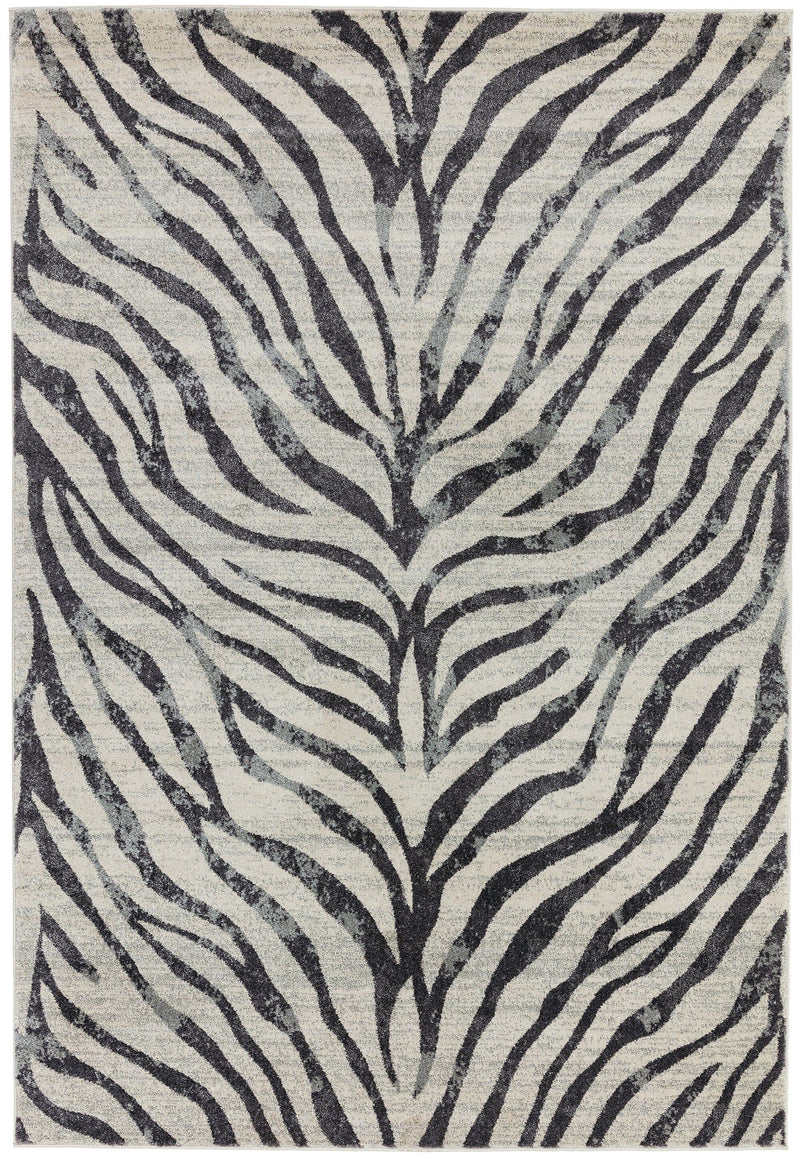 Atmacha Home & Living Rug Nova NV27 Zebra Grey Modern Rug