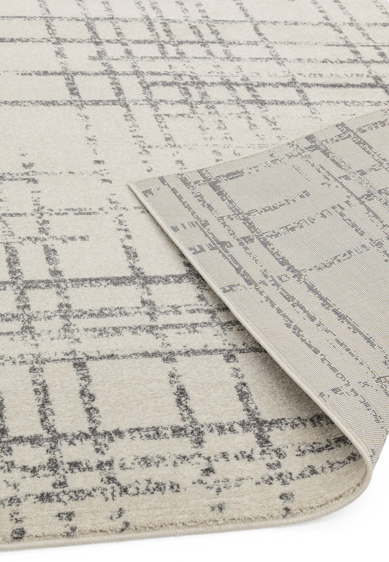 Atmacha Home & Living Rug Nova NV31 Grid Grey Modern Rug