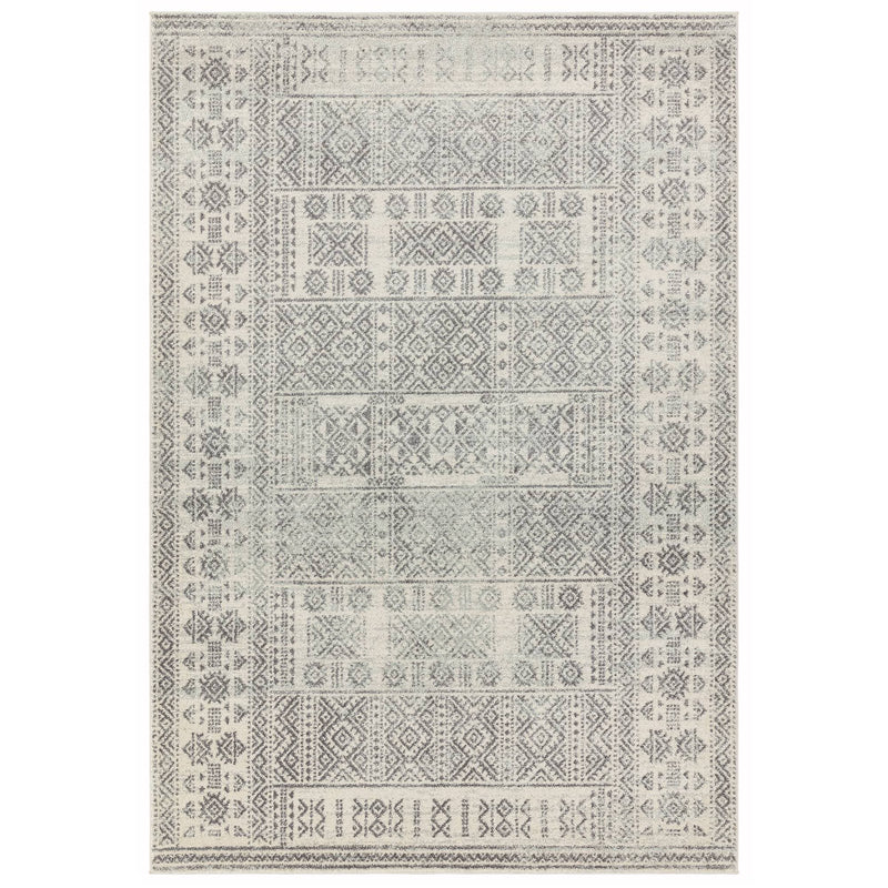 Atmacha Home & Living Rug Nova NV33 Tribal Grey - Grey/Silver - Moroccan Rug