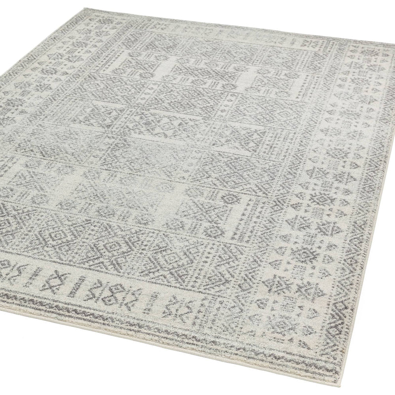 Atmacha Home & Living Rug Nova NV33 Tribal Grey - Grey/Silver - Moroccan Rug