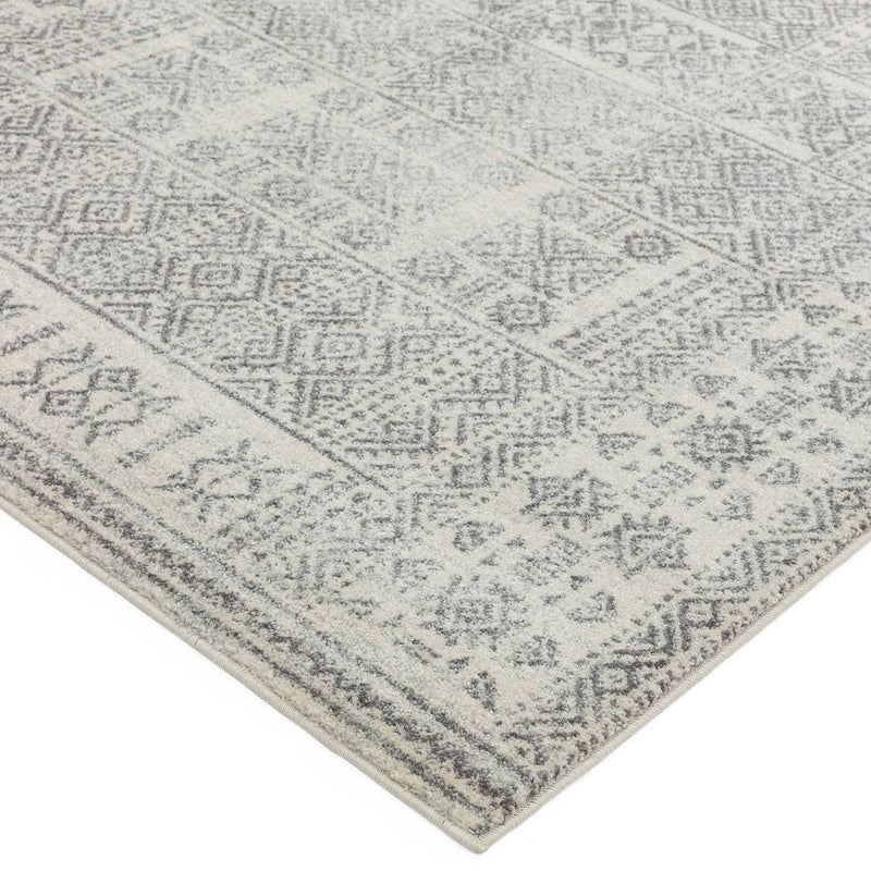 Atmacha Home & Living Rug Nova NV33 Tribal Grey - Grey/Silver - Moroccan Rug
