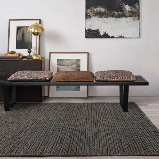 Atmacha Home & Living Rug Oakley Charcoal Flatweave Rug
