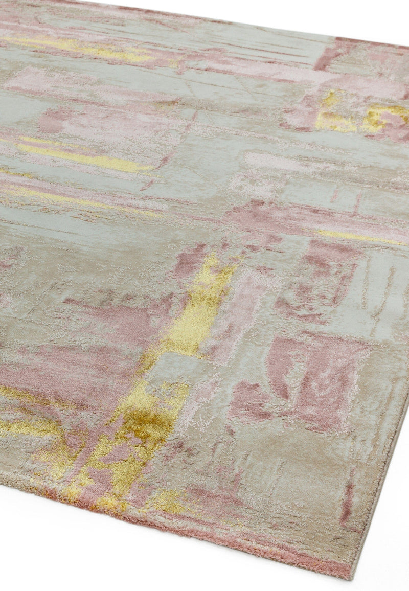 Atmacha Home & Living Rug Orion OR01 Decor Pink Abstract Rug