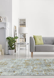 Atmacha Home & Living Rug Orion OR07 Abstract Yellow Abstract Rug