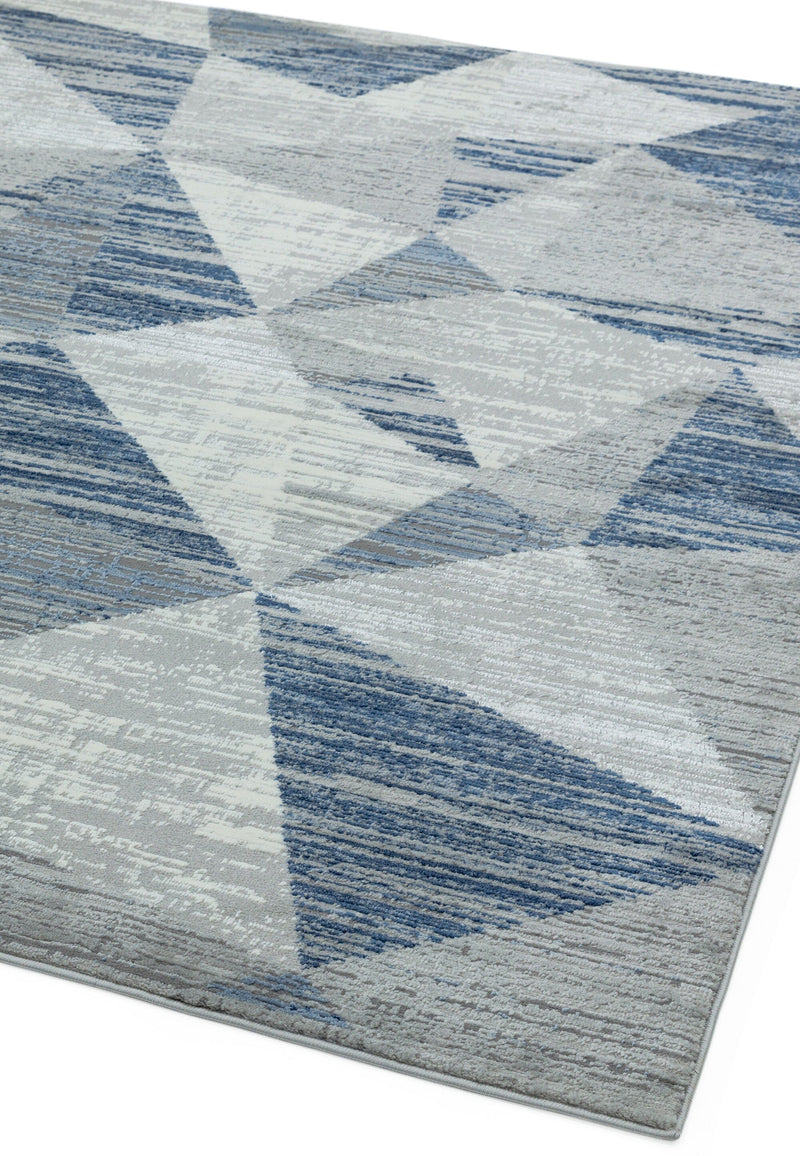 Atmacha Home & Living Rug Orion OR14 Blocks Blue Modern Rug