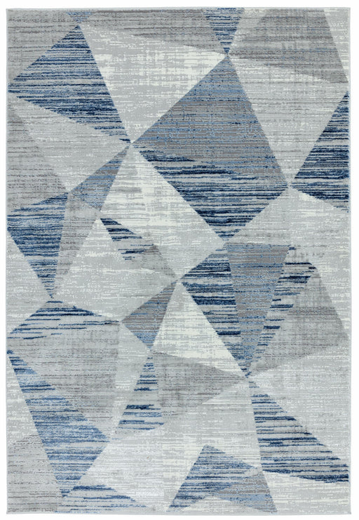 Atmacha Home & Living Rug Orion OR14 Blocks Blue Modern Rug