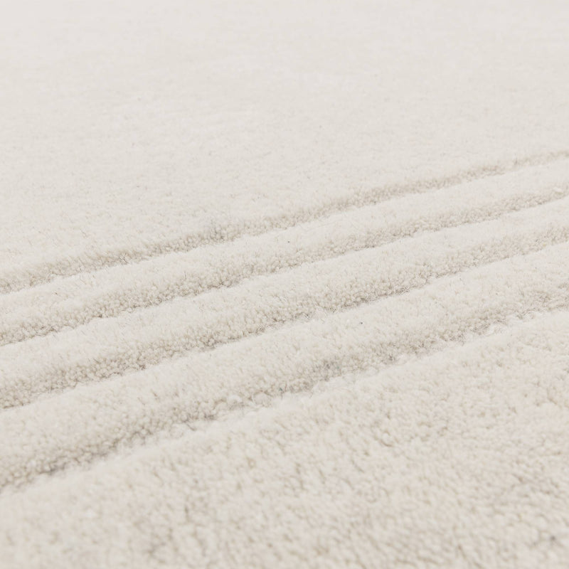 Atmacha Home & Living Rug Orlo Ivory - Cream/White - Plain Rug