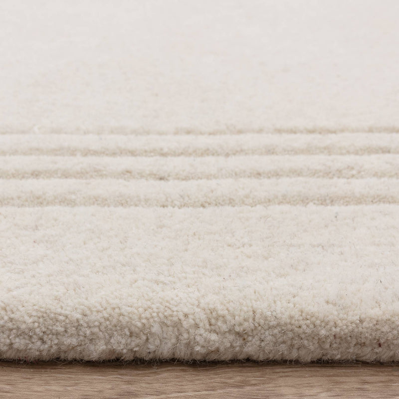 Atmacha Home & Living Rug Orlo Ivory - Cream/White - Plain Rug