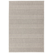 Atmacha Home & Living Rug Patio PAT03 Beige Stripe - Beige/Natural - Flatweave Rug