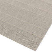 Atmacha Home & Living Rug Patio PAT03 Beige Stripe - Beige/Natural - Flatweave Rug