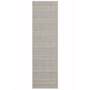 Atmacha Home & Living Rug Patio PAT03 Beige Stripe - Beige/Natural - Flatweave Rug