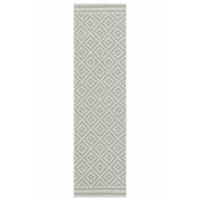 Atmacha Home & Living Rug Patio PAT11 Diamond Grey - Grey/Silver - Flatweave Rug