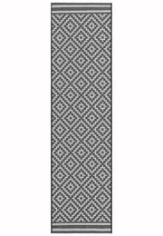 Atmacha Home & Living Rug Patio PAT12 Diamond Mono - Monochrome - Flatweave Rug