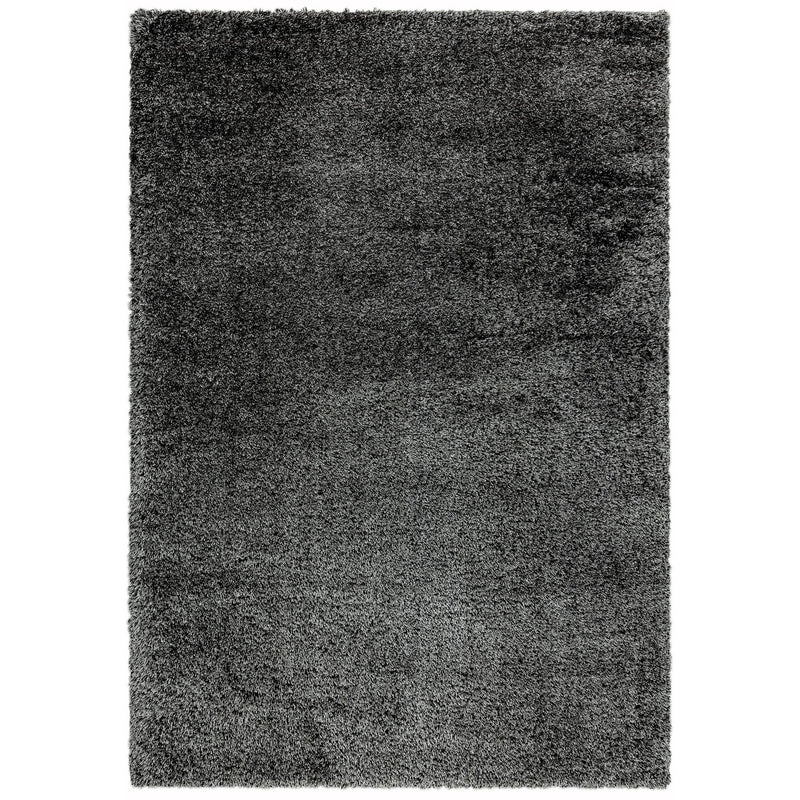 Atmacha Home & Living Rug Payton Charcoal - Grey/Silver - Shaggy Rug