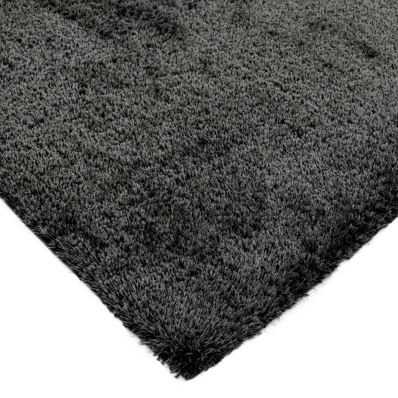 Atmacha Home & Living Rug Payton Charcoal - Grey/Silver - Shaggy Rug