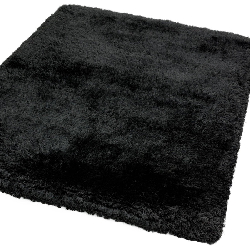 Atmacha Home & Living Rug Plush Black - Shaggy Rug