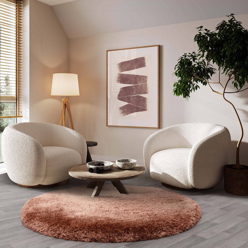 Atmacha Home & Living Rug Plush Blush - Pink - Shaggy Rug