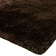 Atmacha Home & Living Rug Plush Dark Chocolate - Brown - Shaggy Rug