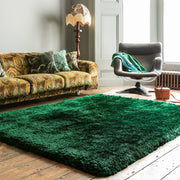 Atmacha Home & Living Rug Plush Emerald - Green - Shaggy Rug