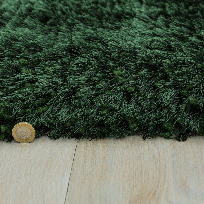 Atmacha Home & Living Rug Plush Emerald - Green - Shaggy Rug