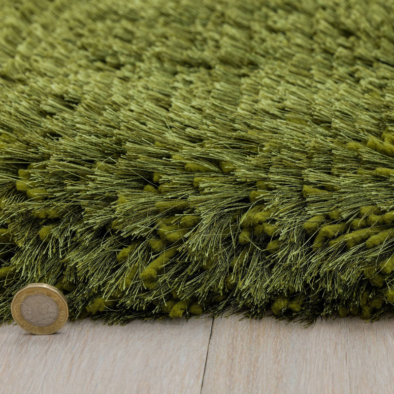 Atmacha Home & Living Rug Plush Green - Shaggy Rug