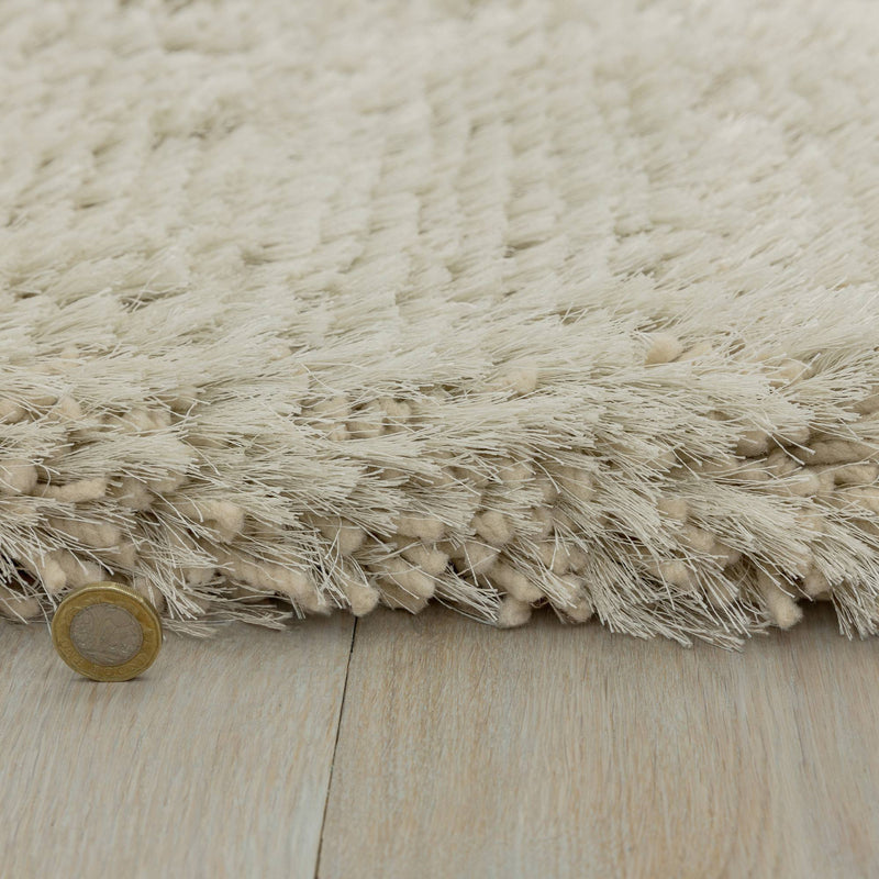 Atmacha Home & Living Rug Plush Pearl - Beige/Natural - Shaggy Rug