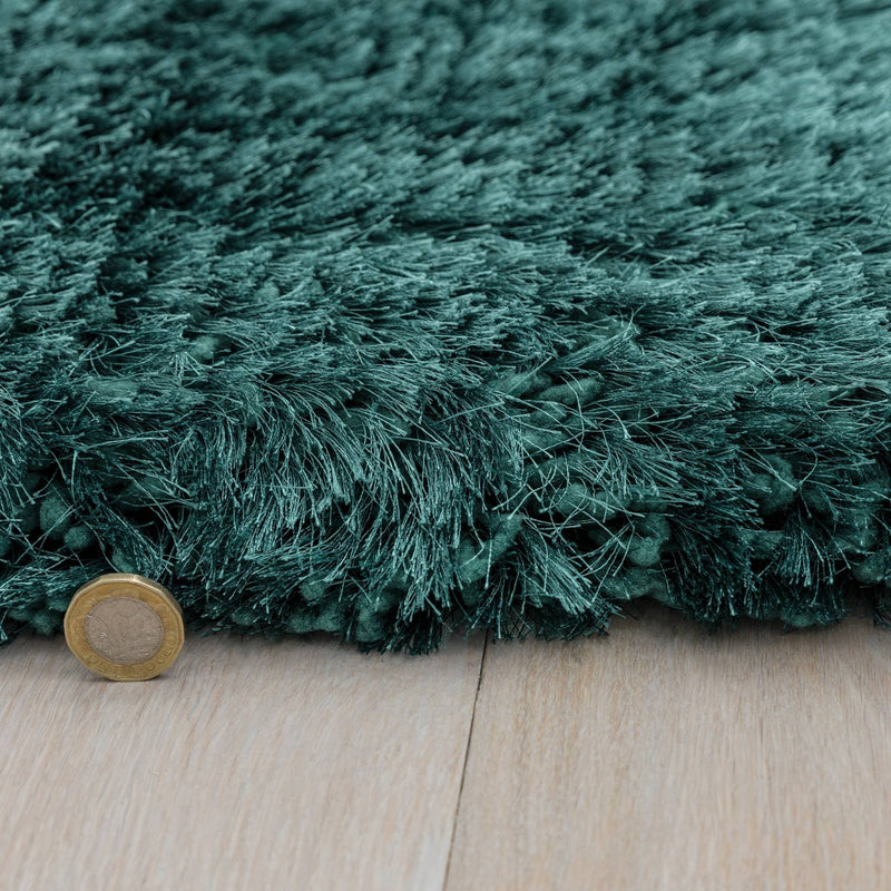 Atmacha Home & Living Rug Plush Petrol - Blue - Shaggy Rug