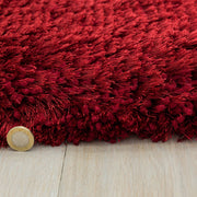 Atmacha Home & Living Rug Plush Red - Shaggy Rug