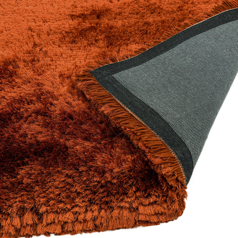 Atmacha Home & Living Rug Plush Rust - Orange - Shaggy Rug