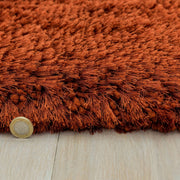 Atmacha Home & Living Rug Plush Rust - Orange - Shaggy Rug