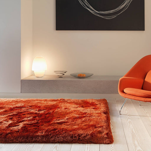 Atmacha Home & Living Rug Plush Rust - Orange - Shaggy Rug