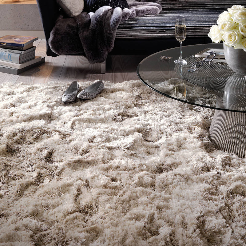 Atmacha Home & Living Rug Plush Sand - Beige/Natural - Shaggy Rug