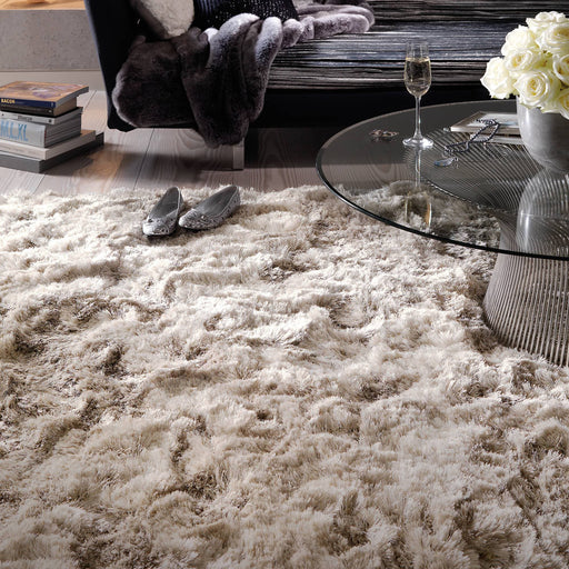 Atmacha Home & Living Rug Plush Sand - Beige/Natural - Shaggy Rug