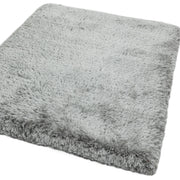 Atmacha Home & Living Rug Plush Silver - Grey/Silver - Shaggy Rug